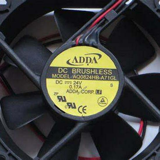 ADDA AQ0824HB Waterproof 8cm 24V Fan, 0.17A A72GL
ADDA AQ0824HB Waterproof 8cm 24V Fan, 0.17A A72GL