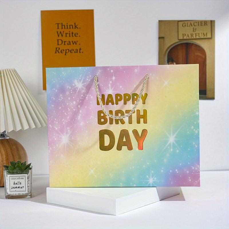 6pcs/set, Contains 18 Sheets of White Sorbet Paper, 30*24*13.5cm,11.81*9.95*5.3 Inch, Hot Stamping White Card Bag Gift Bag, High Grade Tote Bag Pack of 6 різнокольоровий
6pcs/set, Contains 18 Sheets of White Sorbet Paper, 30*24*13.5cm,11.81*9.95*5.3 Inch, Hot Stamping White Card Bag Gift Bag, High Grade Tote Bag Pack of 6 різнокольоровий