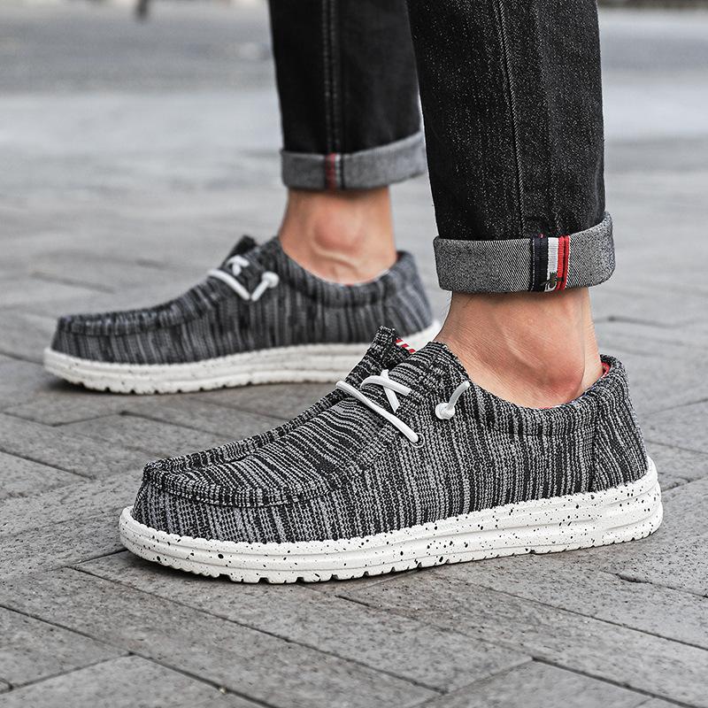 Large size men s shoes dude loafers trendy casual shoes men s canvas shoes foreign trade foot cover lazy one pedal 46
Large size men s shoes dude loafers trendy casual shoes men s canvas shoes foreign trade foot cover lazy one pedal 46