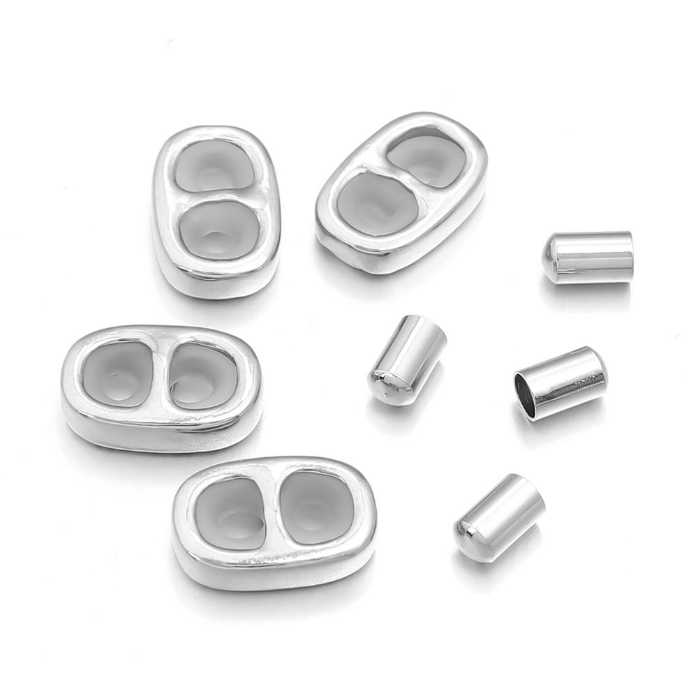 4Sets Metal Double Hole Adjustment Clasps Beads Gold Stopper Spacer Beads For Bracelet End Caps Connector For DIY Jewelry Making
4Sets Metal Double Hole Adjustment Clasps Beads Gold Stopper Spacer Beads For Bracelet End Caps Connector For DIY Jewelry Making