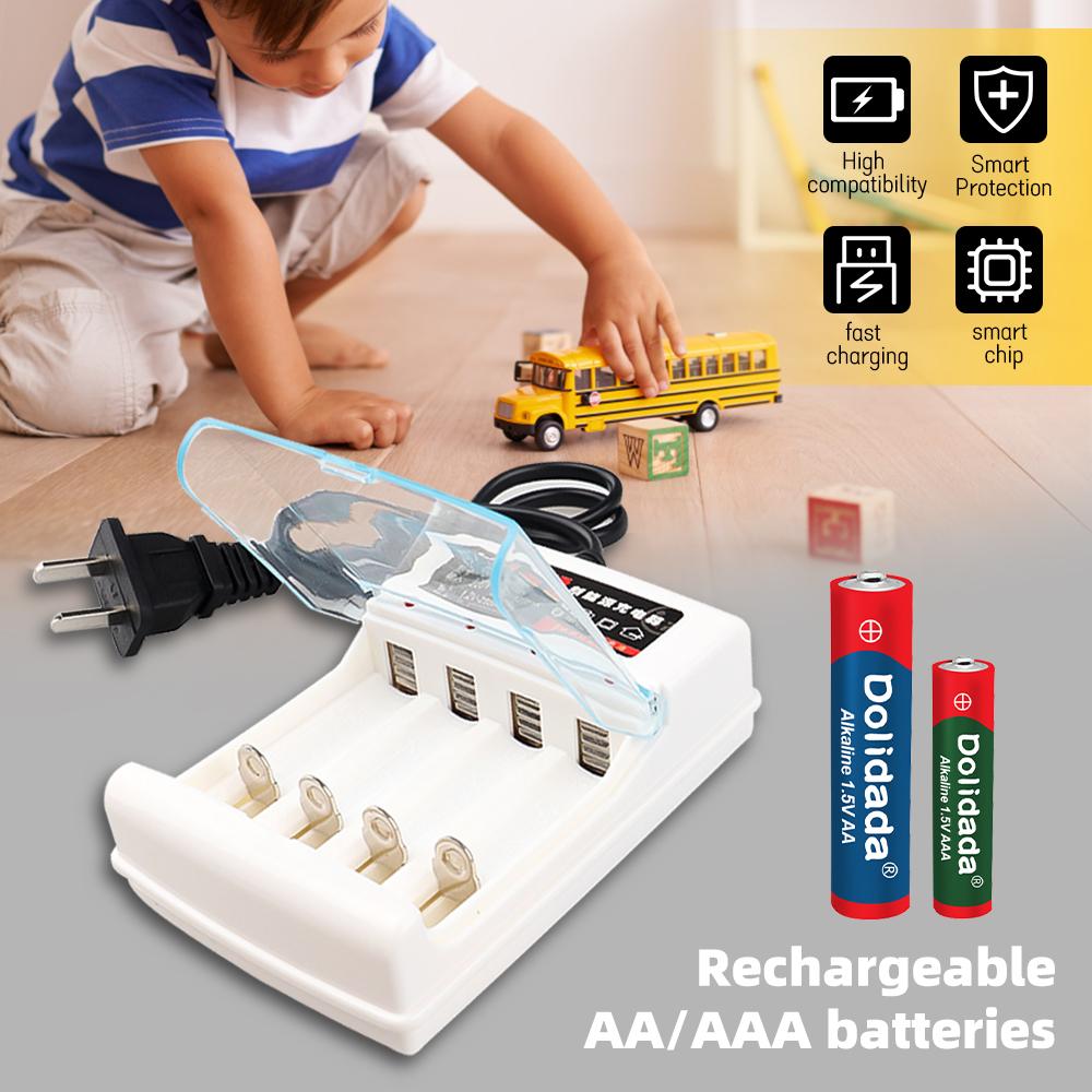 Умное зарядное устройство для щелочных батареек AA/AAA, 4 слота, независимая зарядка, аккумуляторные батареи, батарея для 1,2 В NI-MH аккумулятора United States
Умное зарядное устройство для щелочных батареек AA/AAA, 4 слота, независимая зарядка, аккумуляторные батареи, батарея для 1,2 В NI-MH аккумулятора United States