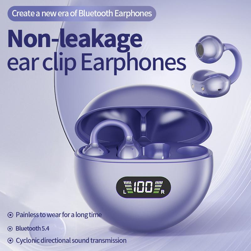 True Wireless Earclip Earphones Bluetooth Earphones Bone Conduction TWS Earbuds Sport Earbuds Game Headset Waterproof Headphones чорний
True Wireless Earclip Earphones Bluetooth Earphones Bone Conduction TWS Earbuds Sport Earbuds Game Headset Waterproof Headphones чорний