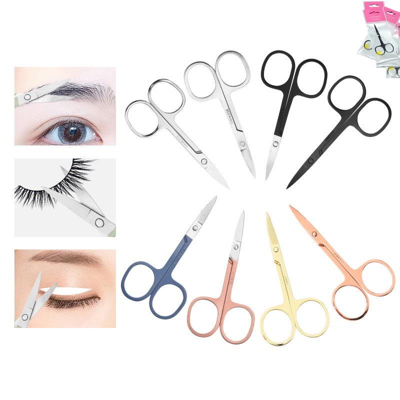 Golden Stainless Steel Eyebrow Scissors - Pointed and Round Nose Hair Trimmer, Individually Packaged Makeup Tool
Golden Stainless Steel Eyebrow Scissors - Pointed and Round Nose Hair Trimmer, Individually Packaged Makeup Tool