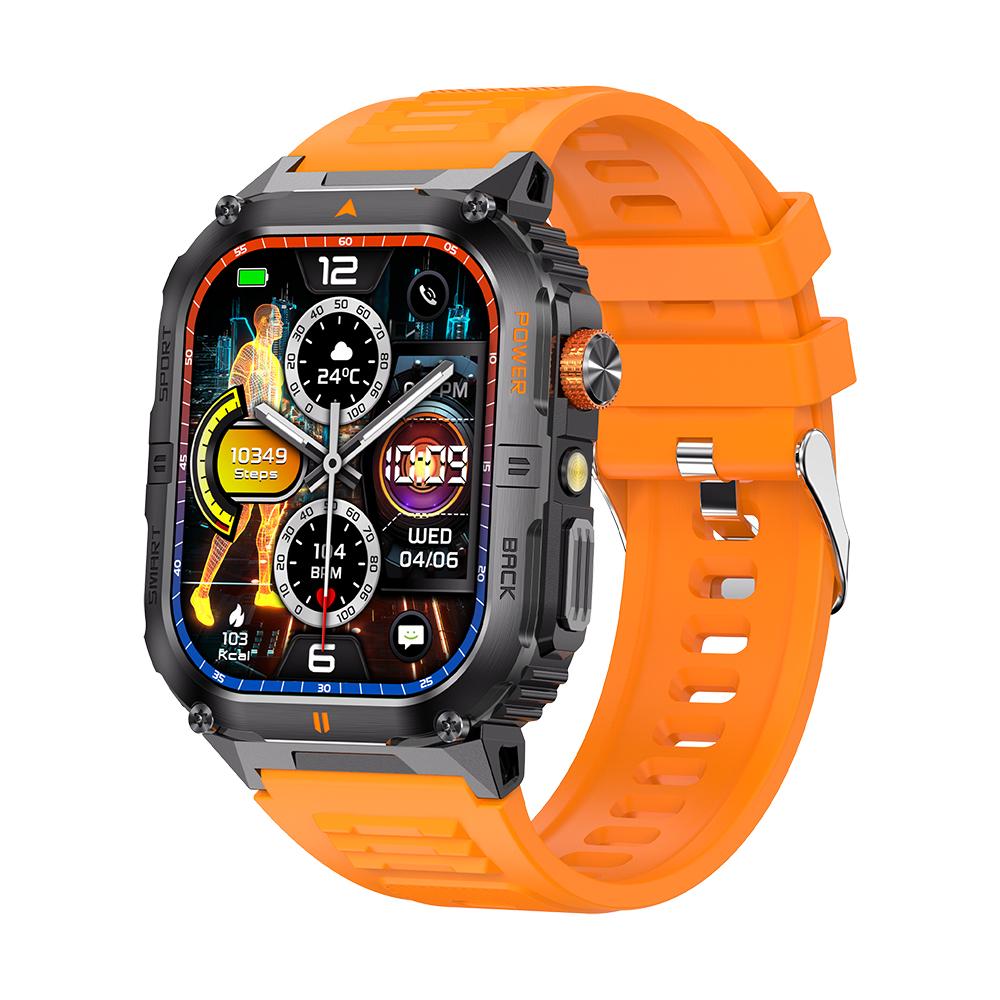 New Outdoor Sports Men Smart Watch LED Flashlight IP68 Waterproof Heart Rate Health Smartwatch 1000Mah Battery Blue Tooth Call
New Outdoor Sports Men Smart Watch LED Flashlight IP68 Waterproof Heart Rate Health Smartwatch 1000Mah Battery Blue Tooth Call