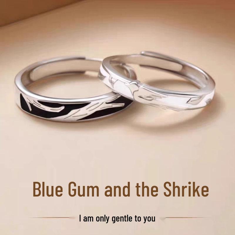 Blue Gum & Sophora Japonica Bird Couple Sterling Silver Rings: A Unique Christmas Gift for Men and Women. Women s
Blue Gum & Sophora Japonica Bird Couple Sterling Silver Rings: A Unique Christmas Gift for Men and Women. Women s