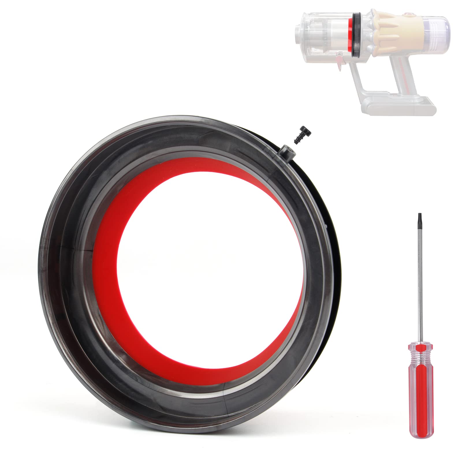 Dust Bin Top Fixed Sealing Ring Compatible with Dyson V10 Slim V12 Slim SV18 SV20 SV30 Slim Vacuum Cleaner Dust Bucket Release Bin Parts Sealing Ring
Dust Bin Top Fixed Sealing Ring Compatible with Dyson V10 Slim V12 Slim SV18 SV20 SV30 Slim Vacuum Cleaner Dust Bucket Release Bin Parts Sealing Ring