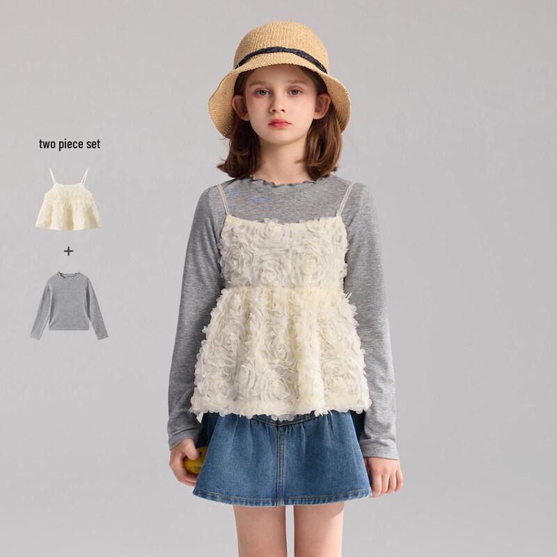 Girls T-shirt & Suspender Skirt 2-Piece Set 120
Girls T-shirt & Suspender Skirt 2-Piece Set 120