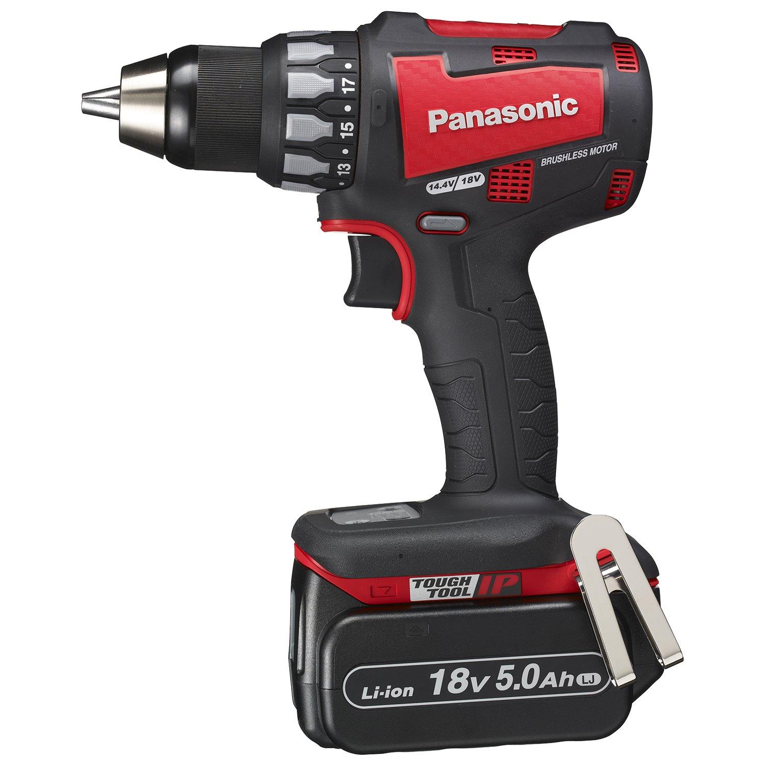 Panasonic Rechargeable Drill Driver EZ74A2 Dual Rotation speed setting function Siding IP56 18V large capacity battery pack x charger and case червоний
Panasonic Rechargeable Drill Driver EZ74A2 Dual Rotation speed setting function Siding IP56 18V large capacity battery pack x charger and case червоний