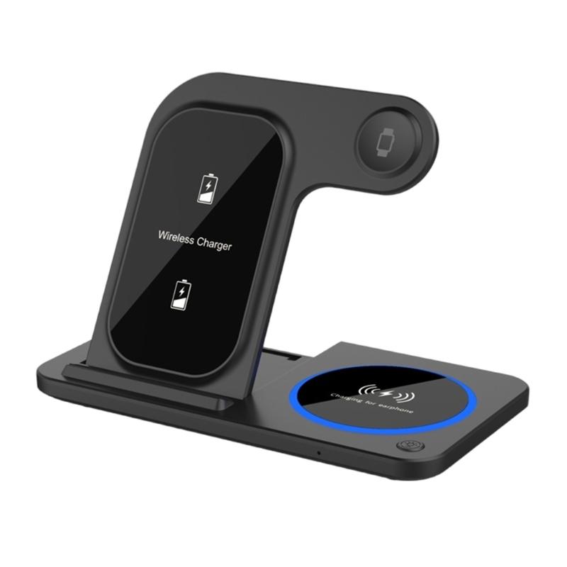 Three Device Fast Charges Aluminum Stand Simultaneous Power Upgrades for Enabled Smartphones Smartwatches & Earbud чорний
Three Device Fast Charges Aluminum Stand Simultaneous Power Upgrades for Enabled Smartphones Smartwatches & Earbud чорний