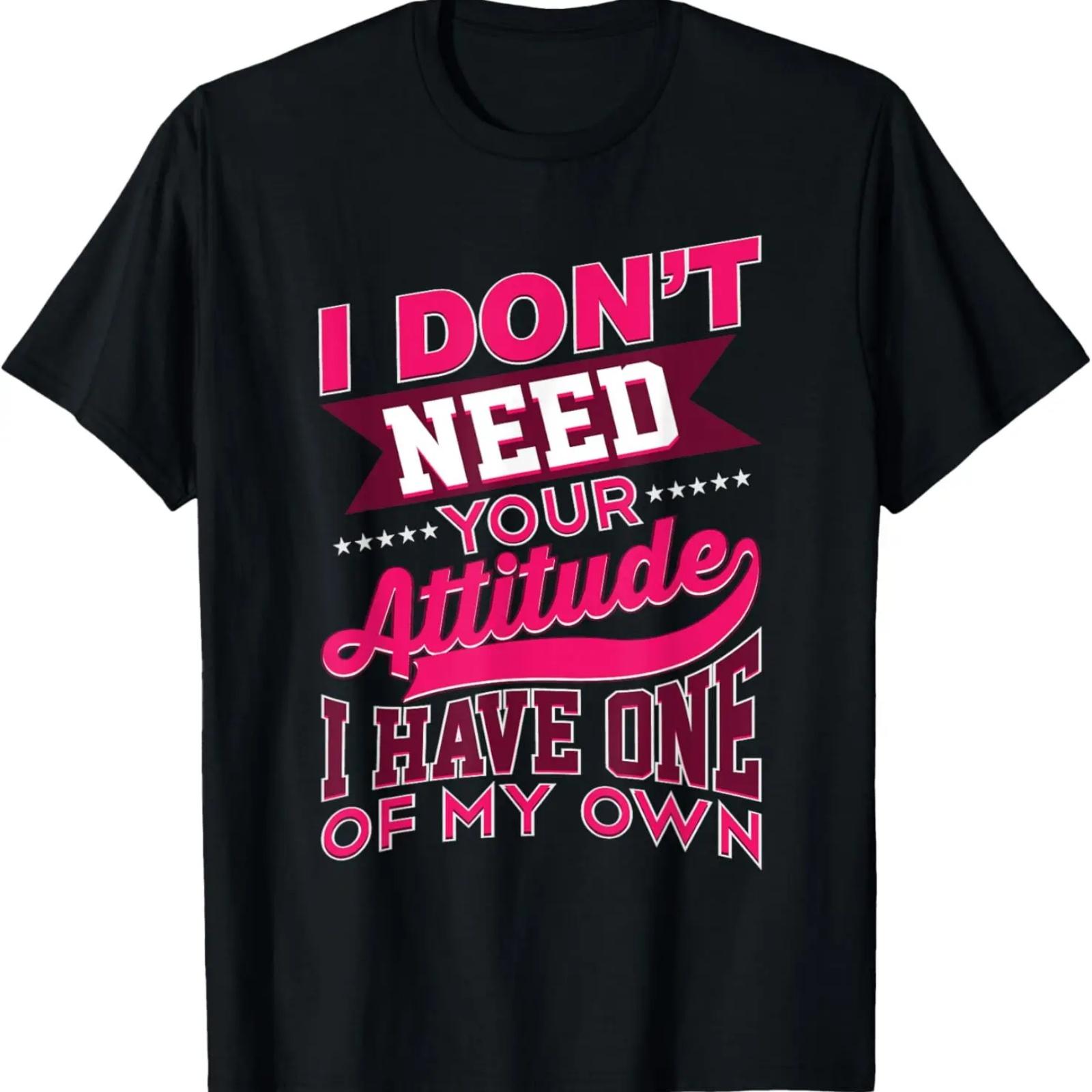 I Don t Need Your Attitude I Have One Of My Own Funny Gift T-Shirt XXXXXL чорний
I Don t Need Your Attitude I Have One Of My Own Funny Gift T-Shirt XXXXXL чорний