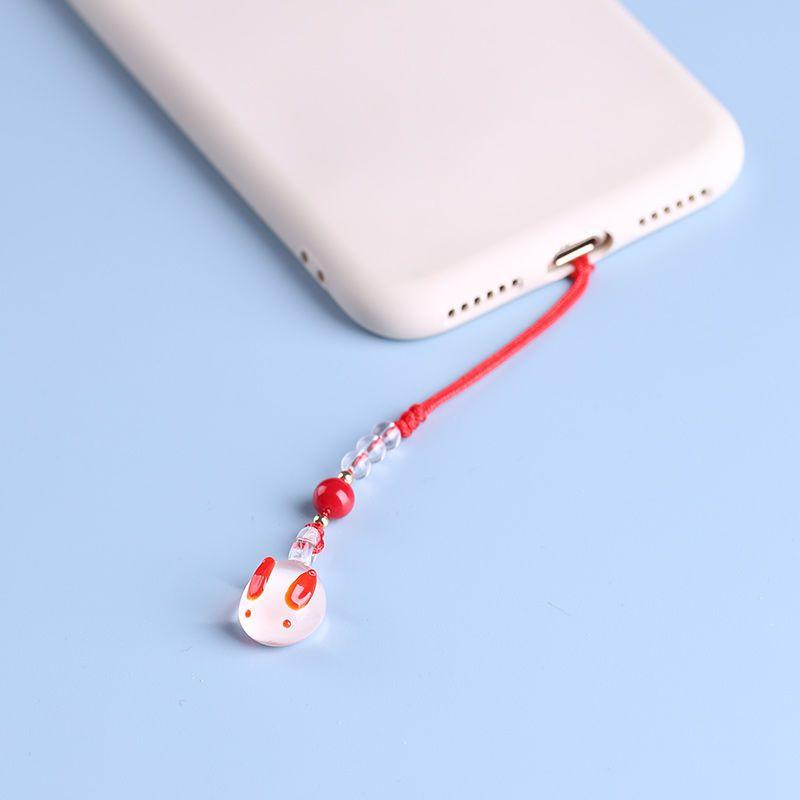 Glass Cute Bunny Phone Chain Charm Lanyard Keychain Strap for Girl Women for IPhone Jewelry Pendant Bracelet
Glass Cute Bunny Phone Chain Charm Lanyard Keychain Strap for Girl Women for IPhone Jewelry Pendant Bracelet