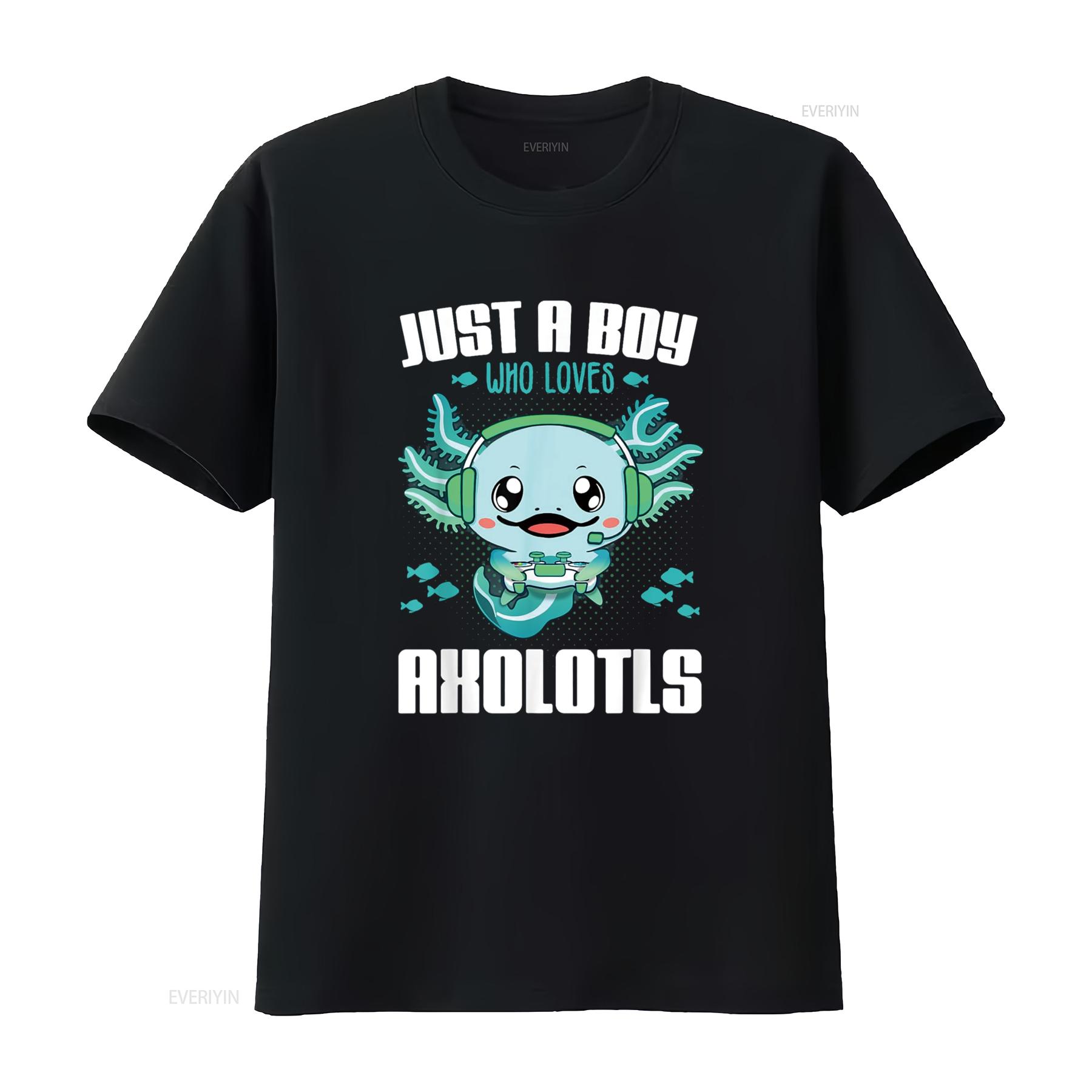 Just a Boy Who Loves Axolotls Funny Axolotl Kids Gamer T Shirt vintage Washed fashion Slightly Stretched Top For Everyday Wear 4XL
Just a Boy Who Loves Axolotls Funny Axolotl Kids Gamer T Shirt vintage Washed fashion Slightly Stretched Top For Everyday Wear 4XL