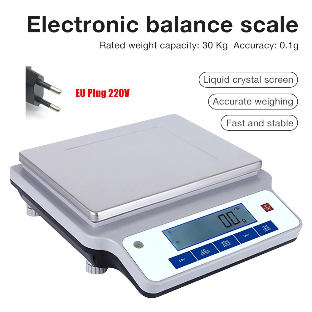 30kg 0.1g Electronic Balance Digital Balance Scale AC110/220V Precision Balance One-click Counting Weighing for Laboratory
30kg 0.1g Electronic Balance Digital Balance Scale AC110/220V Precision Balance One-click Counting Weighing for Laboratory