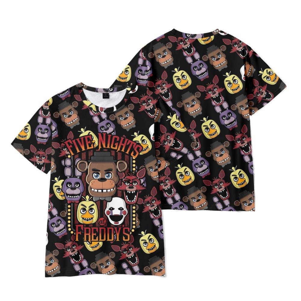 Пять ночей с Фредди Мультяшная 3D-печать Футболка Женская Мужская Высококачественная Футболка Повседневный Стиль Уличная Одежда XXS
Пять ночей с Фредди Мультяшная 3D-печать Футболка Женская Мужская Высококачественная Футболка Повседневный Стиль Уличная Одежда XXS