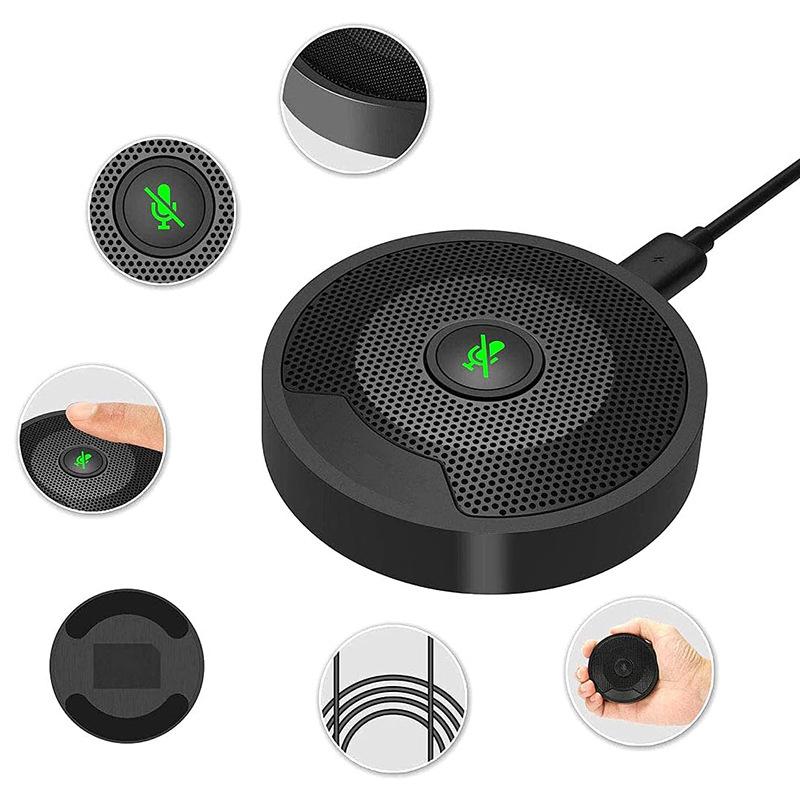 Tys UM10 USB Omnidirectional Microphone with Noise Cancellation for Online Classes and Live Broadcasts, 3m Pickup.
Tys UM10 USB Omnidirectional Microphone with Noise Cancellation for Online Classes and Live Broadcasts, 3m Pickup.