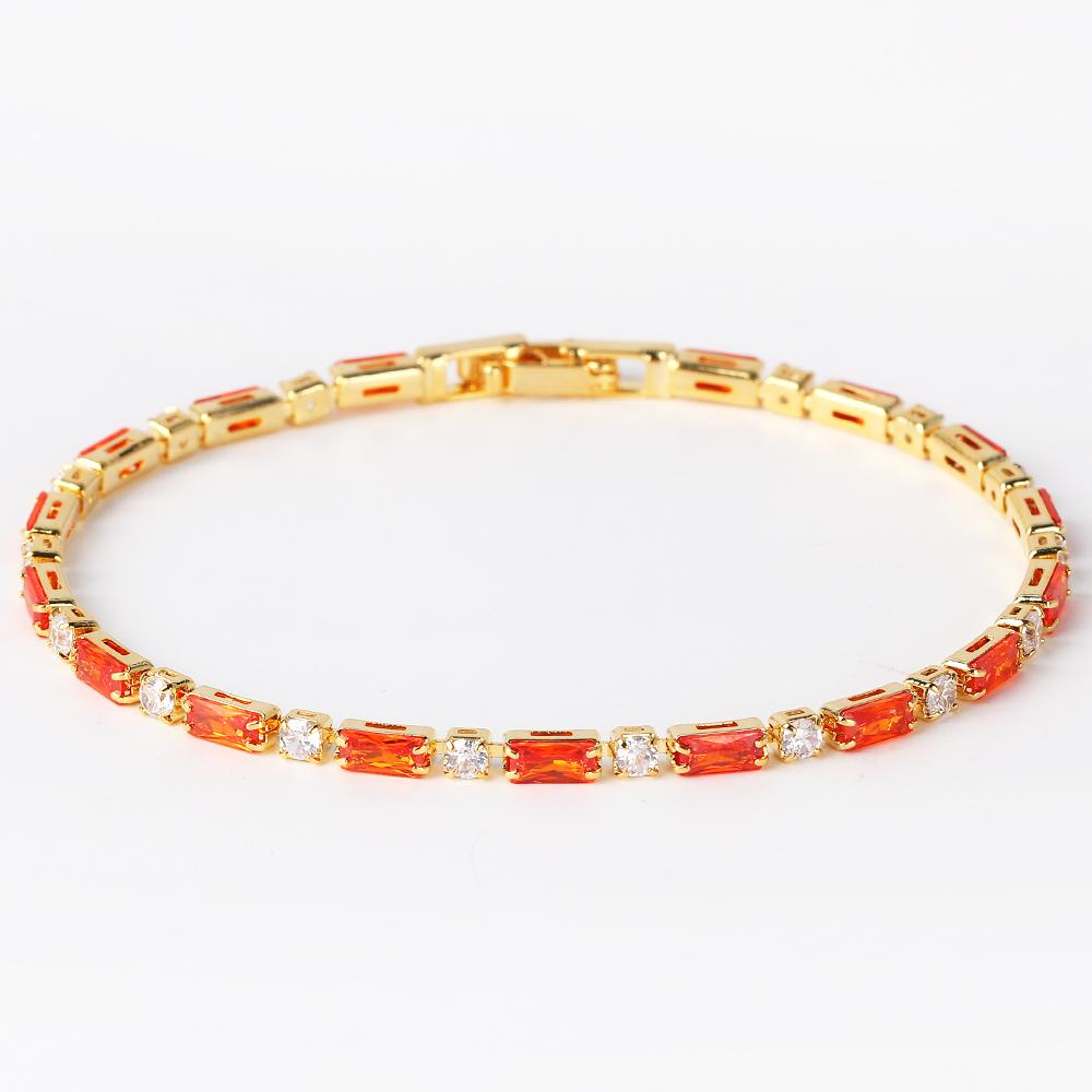 New Arrival 18K Gold Plated Rainbow Geometric Zircon Bracelet for Women Girl Accessories Fashion Jewelry AAA Crystal Party Gift
New Arrival 18K Gold Plated Rainbow Geometric Zircon Bracelet for Women Girl Accessories Fashion Jewelry AAA Crystal Party Gift