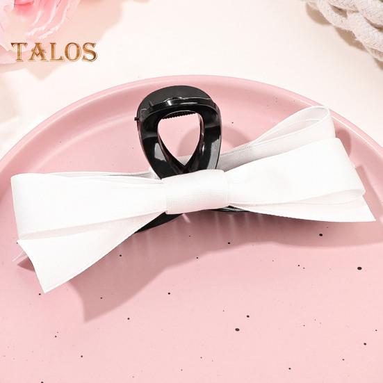 Женский пластиковый коготь для волос, противоскользящие зубы, сильная ручка, заколка для волос на затылке, декор с бантом, держатель для волос в виде акулы, аксессуары для головы чёрный
Женский пластиковый коготь для волос, противоскользящие зубы, сильная ручка, заколка для волос на затылке, декор с бантом, держатель для волос в виде акулы, аксессуары для головы чёрный