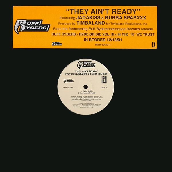 12-дюймовая пластинка RUFF RYDERS, JADAKISS & BUBBA SPARX - They Ain t Ready INTR106471 Ruff Ryders, В 2001 году US Рэп & Хип-хоп/R&B Использованный
12-дюймовая пластинка RUFF RYDERS, JADAKISS & BUBBA SPARX - They Ain t Ready INTR106471 Ruff Ryders, В 2001 году US Рэп & Хип-хоп/R&B Использованный