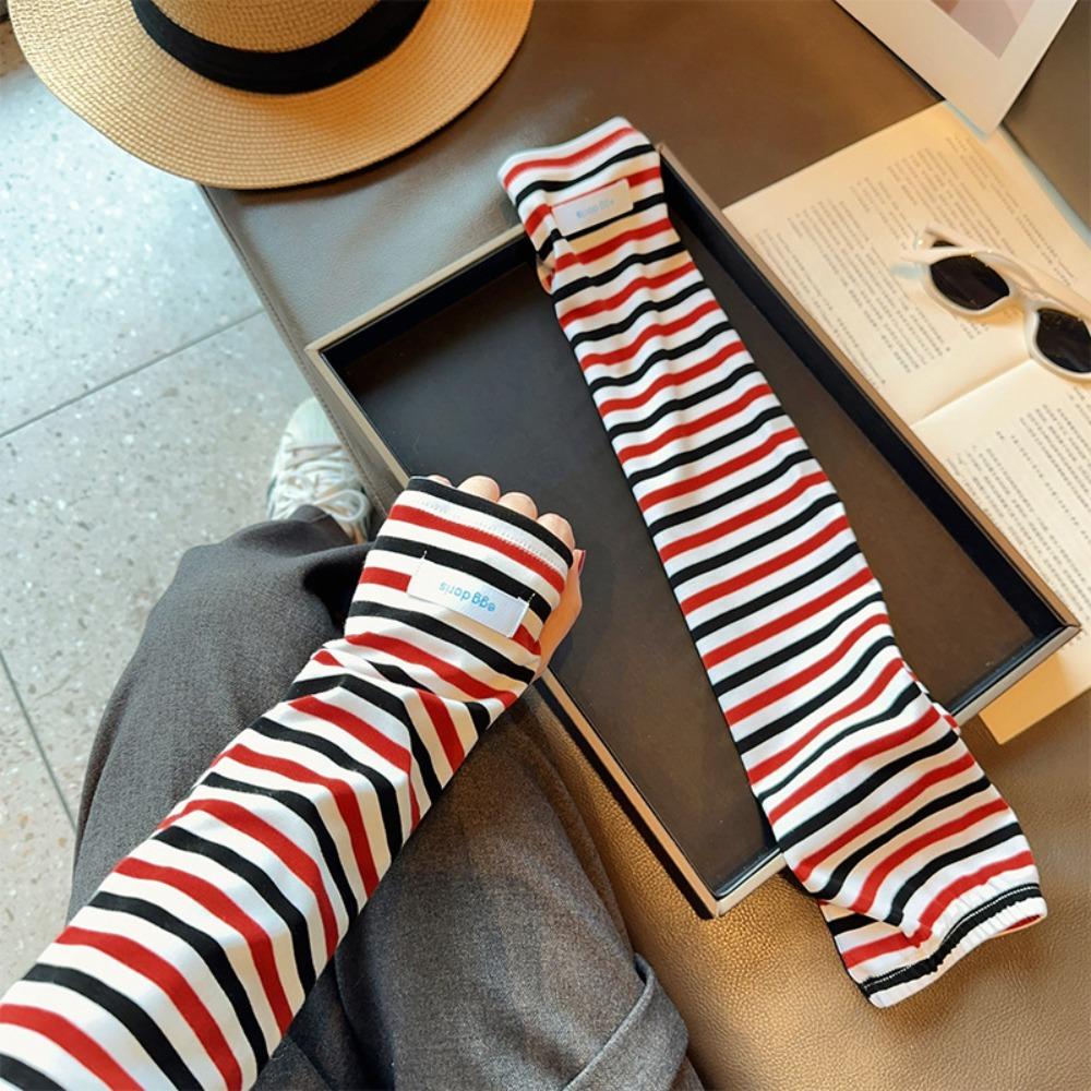 Arm Protection Sunscreen Sleeve Elastic Summer Cycling Sleeves Striped Ice Sleeves Women style 1
Arm Protection Sunscreen Sleeve Elastic Summer Cycling Sleeves Striped Ice Sleeves Women style 1