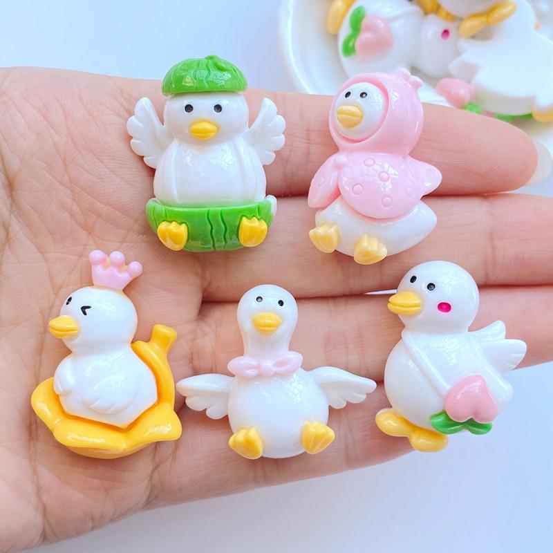 10Pcs New Cute Resin Mini Cartoon Duck Series Flat Back Fit Phone Deco Parts DIY Embellishments for Hair Bows Accessories
10Pcs New Cute Resin Mini Cartoon Duck Series Flat Back Fit Phone Deco Parts DIY Embellishments for Hair Bows Accessories