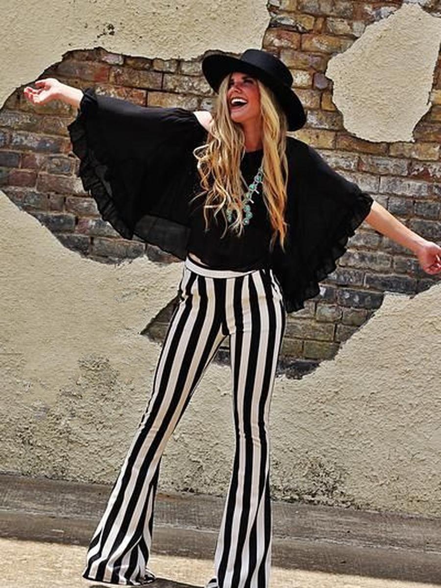 New Trendy Slim Fit Vertical Striped Wide Leg Pants with Pockets Casual Plus Size Pants XL
New Trendy Slim Fit Vertical Striped Wide Leg Pants with Pockets Casual Plus Size Pants XL