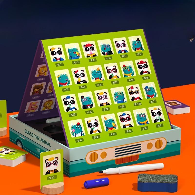 Animal Guess Set Guess Who I Am Animal Matching Game Clue Decryption Game Parent-Child Toy
Animal Guess Set Guess Who I Am Animal Matching Game Clue Decryption Game Parent-Child Toy