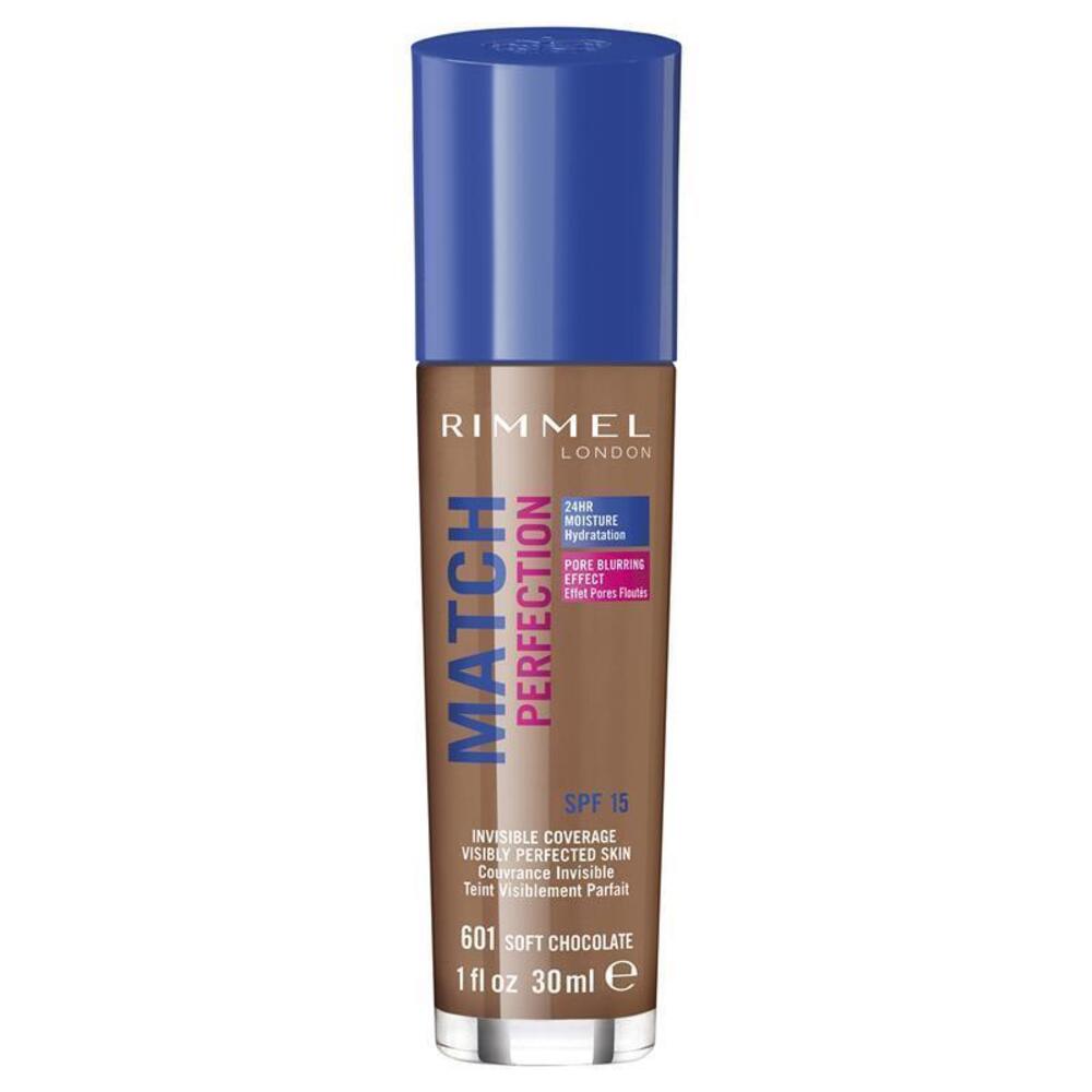 Rimmel Match Perfection Foundation Soft Chocolate 601
Rimmel Match Perfection Foundation Soft Chocolate 601