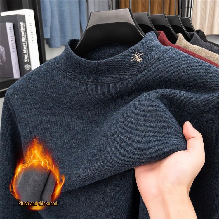 Men s Winter 2025 Thick Velvet Knit Sweater - Half-High Collar, Pure Color, for Mid-Aged & Young 175 зелений/сірий колір
Men s Winter 2025 Thick Velvet Knit Sweater - Half-High Collar, Pure Color, for Mid-Aged & Young 175 зелений/сірий колір