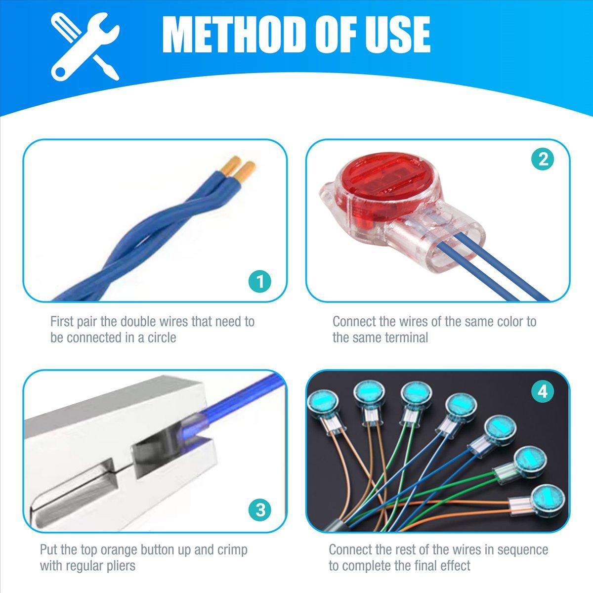 55 Pieces Gel Splice UR Connector 3 Port Wire Connectors Red+Clear China Mainland
55 Pieces Gel Splice UR Connector 3 Port Wire Connectors Red+Clear China Mainland