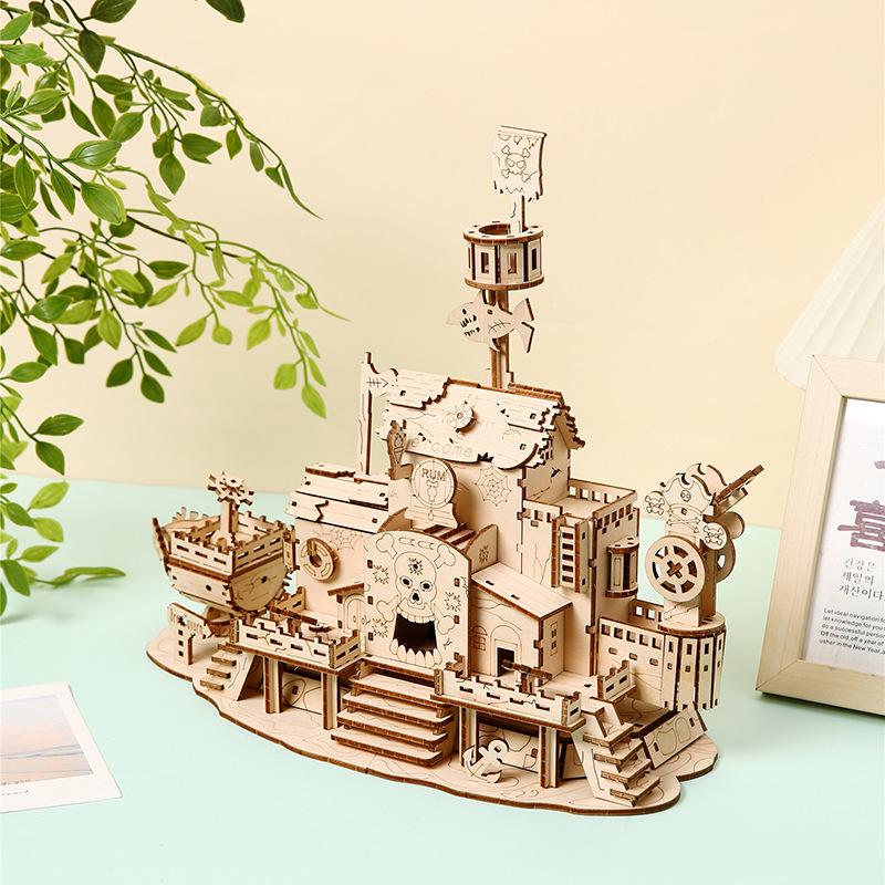 Wooden Pirate Tavern Jigsaw Puzzle - Children s Educational Assembly Toy & Decorative Model Ornament
Wooden Pirate Tavern Jigsaw Puzzle - Children s Educational Assembly Toy & Decorative Model Ornament
