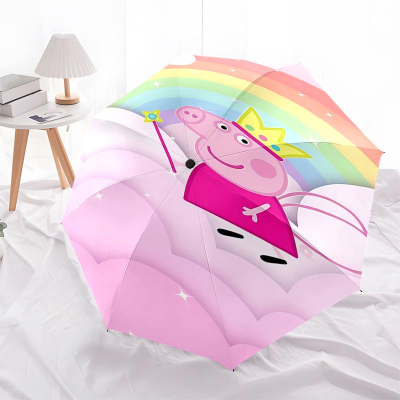 Peppa Pig Fairy Wand Automatic Opening Folding Umbrella - 8 Bone Iron Frame, Suitable for Fans, Travel, Daily Use, and Gift Giving0104394a
Peppa Pig Fairy Wand Automatic Opening Folding Umbrella - 8 Bone Iron Frame, Suitable for Fans, Travel, Daily Use, and Gift Giving0104394a