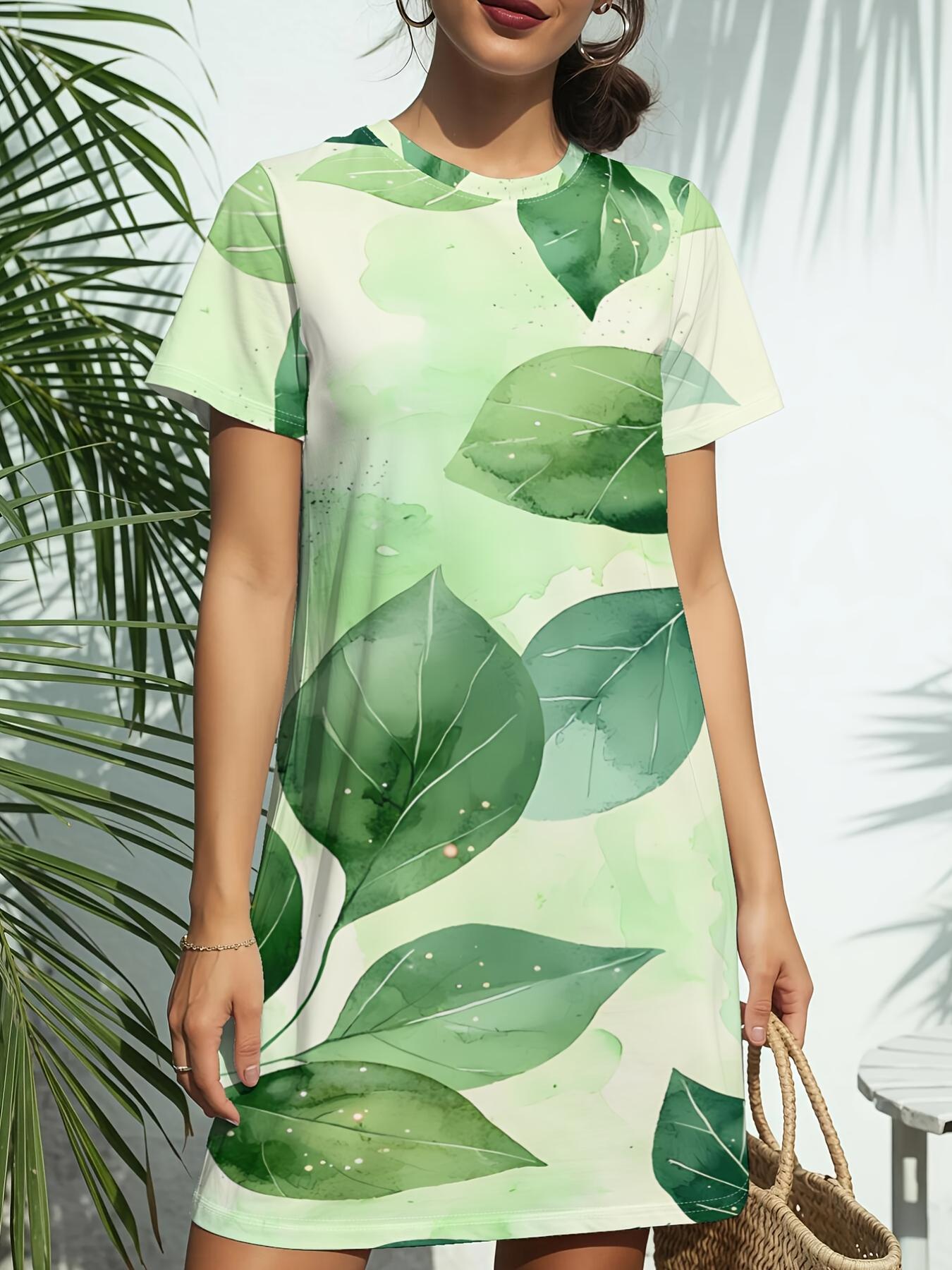 Women S New Crew Neck Short Sleeve T-Shirt Dress. American Trend Digital Print. Casual ; Versatile for Spring And Summer. Elegant And Chic Women Dre 5XL
Women S New Crew Neck Short Sleeve T-Shirt Dress. American Trend Digital Print. Casual ; Versatile for Spring And Summer. Elegant And Chic Women Dre 5XL