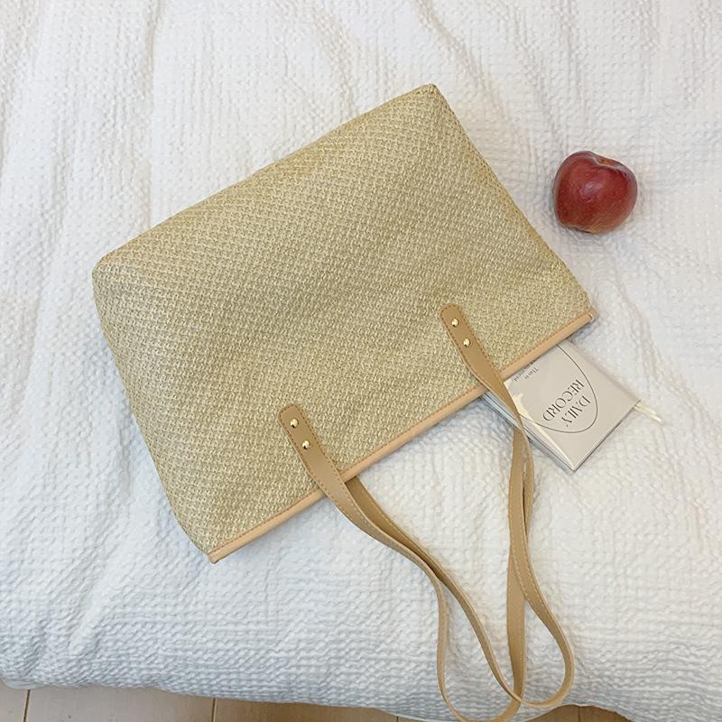 Соломенная сумка стиль отпуска лето плетение большая вместимость тренд 2025 плечевая портативная повседневная французская сумка-тоут женская хаки
Соломенная сумка стиль отпуска лето плетение большая вместимость тренд 2025 плечевая портативная повседневная французская сумка-тоут женская хаки