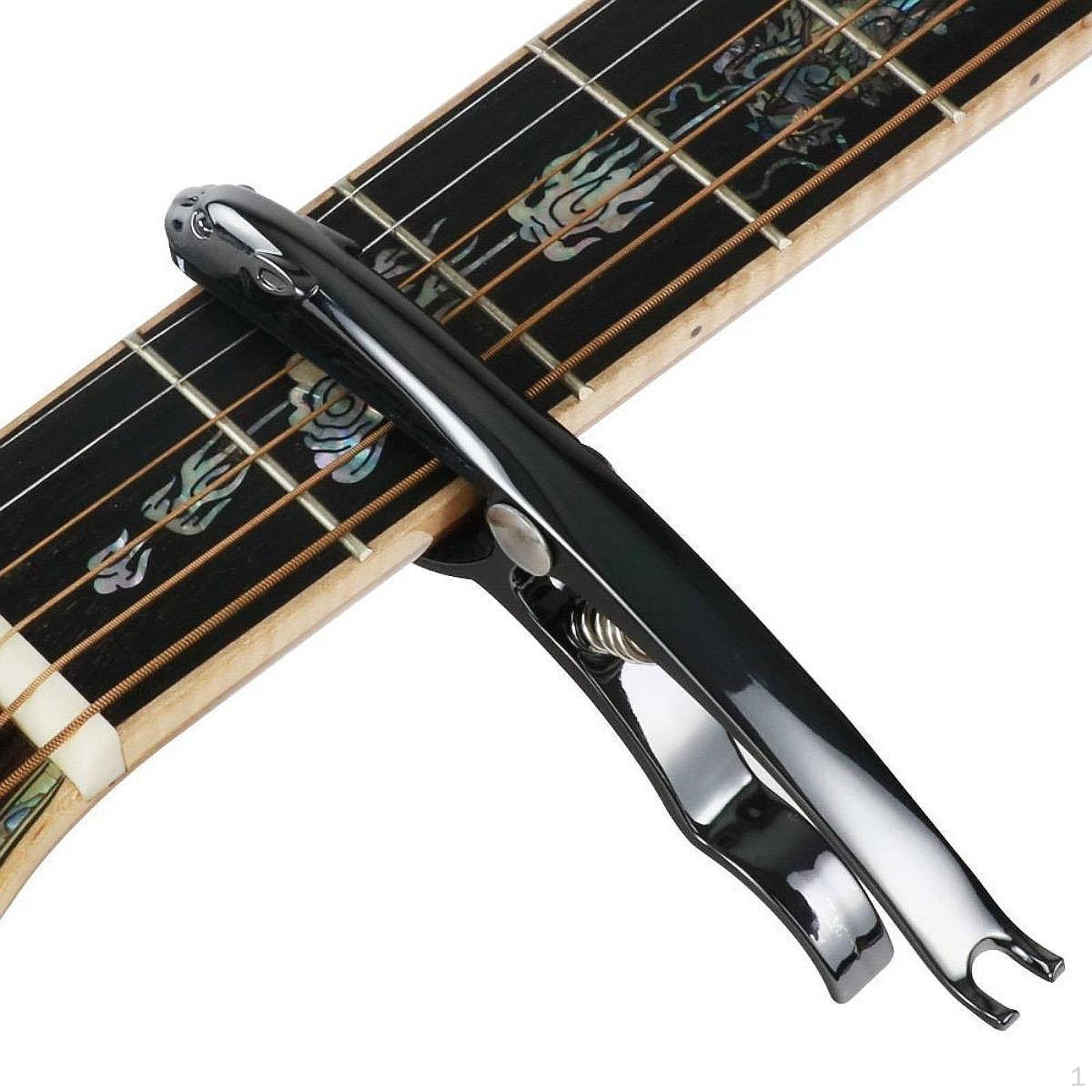 Guitar Capo Accessory Made of Zinc Alloy with Spring Mechanism чёрный
Guitar Capo Accessory Made of Zinc Alloy with Spring Mechanism чёрный