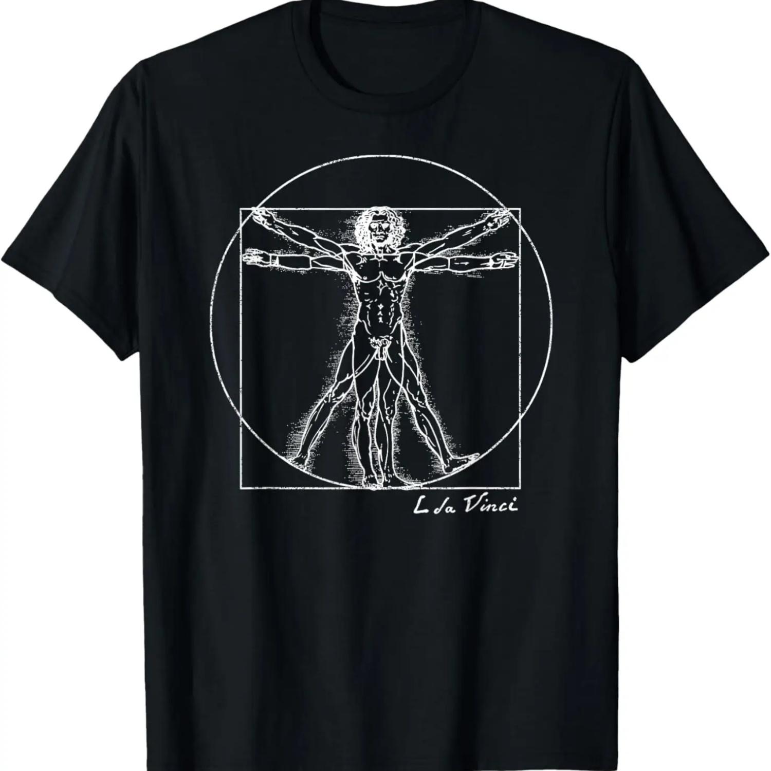Vintage Vitruvian Man By Leonardo da Vinci Famous Artist T-Shirt XXXXXL чорний
Vintage Vitruvian Man By Leonardo da Vinci Famous Artist T-Shirt XXXXXL чорний