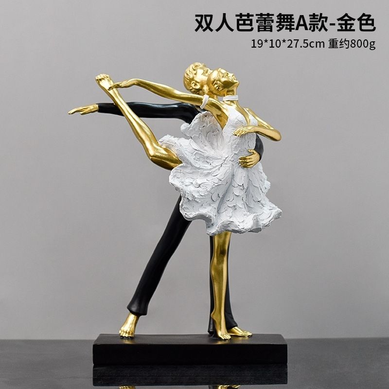 Modern Resin Double Ballet Dancer Sculpture Craft Figurine Bookshelf Decorative Art Couple Figurine Indoor Aesthetic Decoration
Modern Resin Double Ballet Dancer Sculpture Craft Figurine Bookshelf Decorative Art Couple Figurine Indoor Aesthetic Decoration