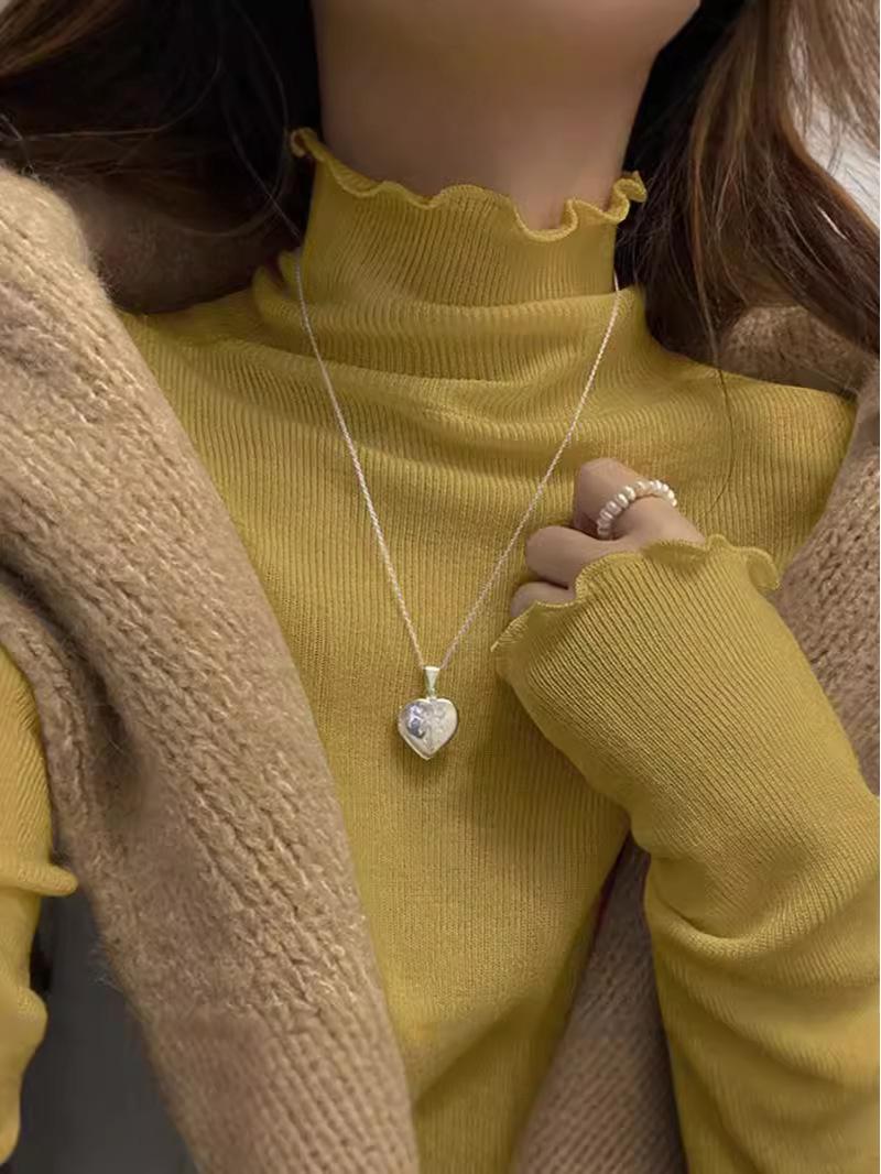 Threaded Velour 1x1 Autumn/Winter Ruffle Half-High Neck Women s Solid Color Long Sleeve Slim Fit Base Layer T-Shirt XL армія зелений колір
Threaded Velour 1x1 Autumn/Winter Ruffle Half-High Neck Women s Solid Color Long Sleeve Slim Fit Base Layer T-Shirt XL армія зелений колір