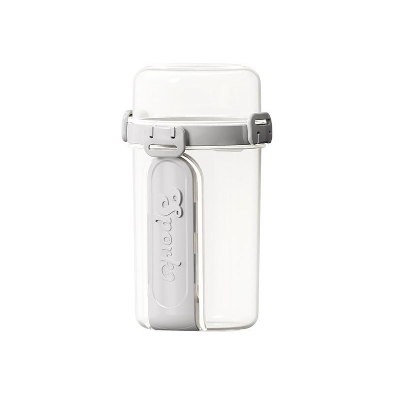 Portable Oatmeal & Yogurt Cup with Spoon and Sealed Lid: Double-Layer Breakfast or Salad Cup for Students and Light Meals. 701-800ml
Portable Oatmeal & Yogurt Cup with Spoon and Sealed Lid: Double-Layer Breakfast or Salad Cup for Students and Light Meals. 701-800ml