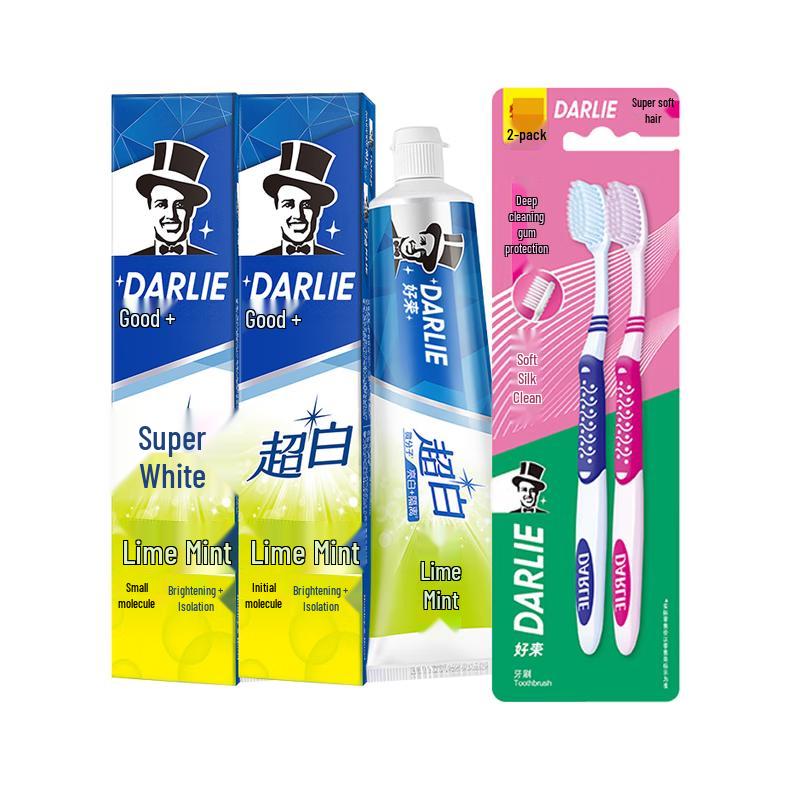 Darlie Ultra White Lime Toothpaste & Toothbrush Set
Darlie Ultra White Lime Toothpaste & Toothbrush Set