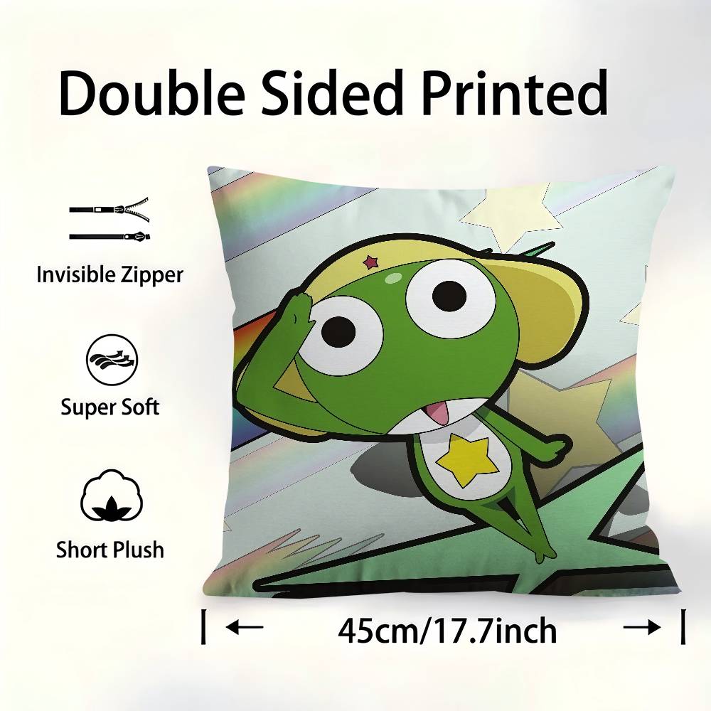 Keroro Gunsou Frog Pillow Gift Home Office Decoration Bedroom Sofa Car Cushion Cover Case 45x45 30X30cm
Keroro Gunsou Frog Pillow Gift Home Office Decoration Bedroom Sofa Car Cushion Cover Case 45x45 30X30cm