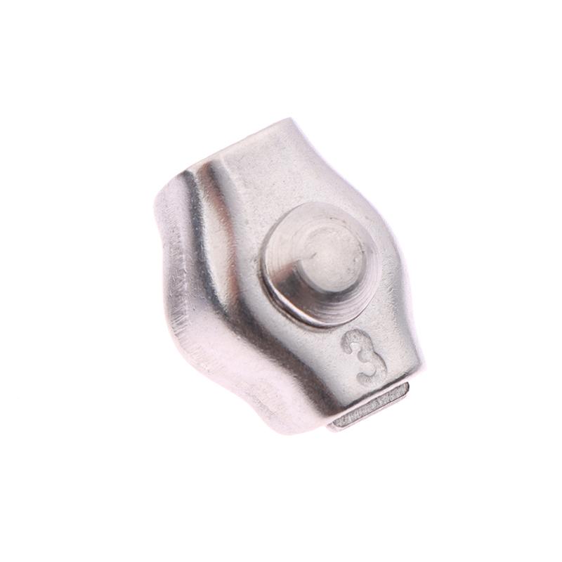 M2-M6 316 Stainless Steel Wire Rope Clamp Single/Double Clip Chuck Lock Cable Clamp Fastener Cable Rope Fixing Clip
M2-M6 316 Stainless Steel Wire Rope Clamp Single/Double Clip Chuck Lock Cable Clamp Fastener Cable Rope Fixing Clip