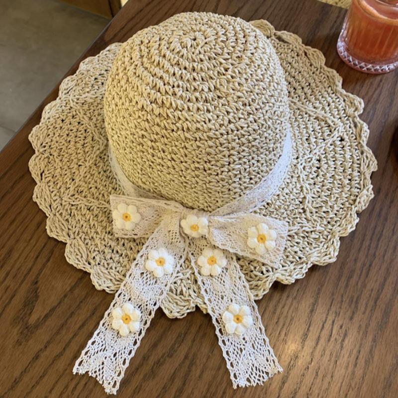 Summer Hats For Women Sun Hat Lace Ribbon Flower Sunhat Sunshade Foldable Beach Accessories Bucket Hat Female New 56-58cm бежевий
Summer Hats For Women Sun Hat Lace Ribbon Flower Sunhat Sunshade Foldable Beach Accessories Bucket Hat Female New 56-58cm бежевий