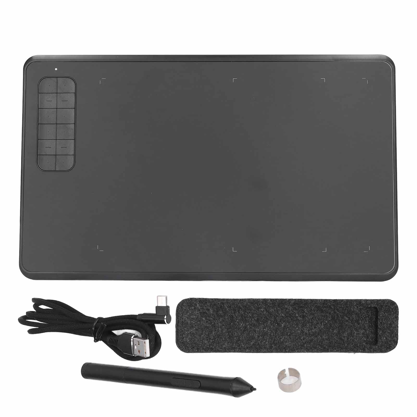Graphic Drawing Tablet, 8192 Level Pressure Sensitive Graphic Tablet with 12 Shortcut Keys, Computer Graphic Tablet for Desktop Laptop
Graphic Drawing Tablet, 8192 Level Pressure Sensitive Graphic Tablet with 12 Shortcut Keys, Computer Graphic Tablet for Desktop Laptop