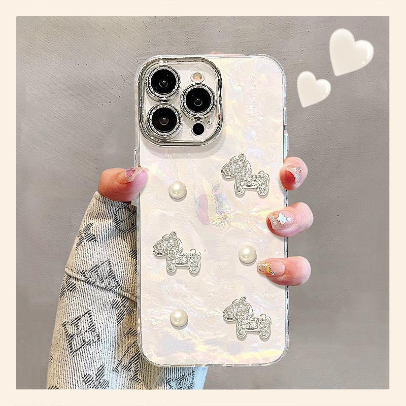Pearl Little Horse Porous Shell Case for iPhone 17 Pro Max, 15, IP11/12/16 iPhone 16 Pro
Pearl Little Horse Porous Shell Case for iPhone 17 Pro Max, 15, IP11/12/16 iPhone 16 Pro