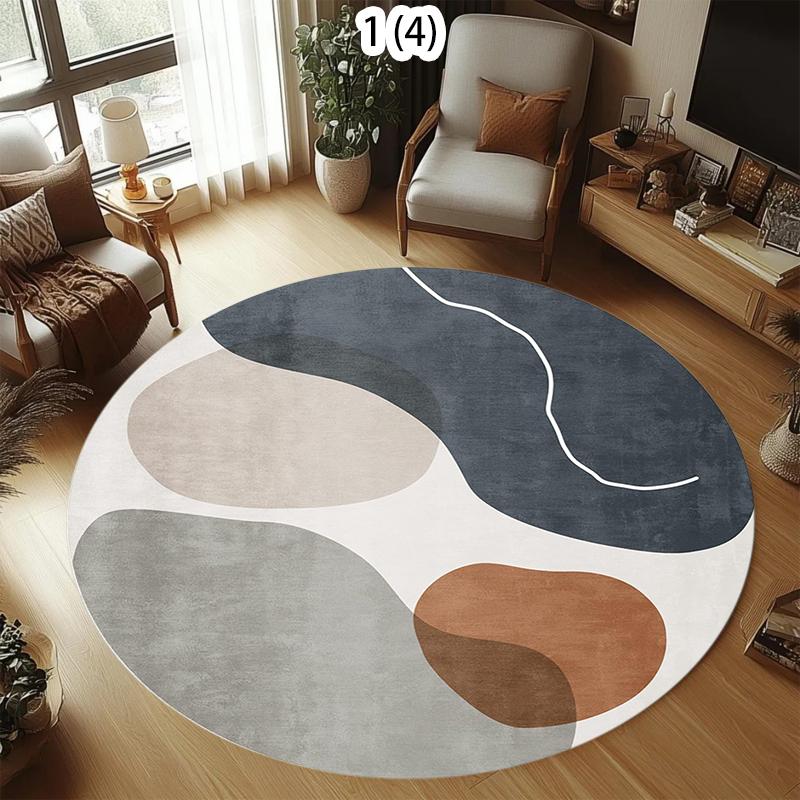 Modern Geometric Round Area Rug Soft Non-slip Decorative Carpet Minimalist Color Block Floor Mat for Living Room Bedroom 80cm x 80cm
Modern Geometric Round Area Rug Soft Non-slip Decorative Carpet Minimalist Color Block Floor Mat for Living Room Bedroom 80cm x 80cm