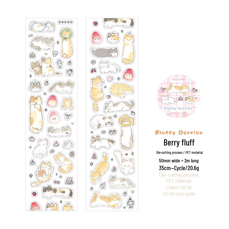 MòMò PET Die-cut Tape: Kitten & Puppy Open for Business Series - Soft, Cute Pet Pattern Decoration
MòMò PET Die-cut Tape: Kitten & Puppy Open for Business Series - Soft, Cute Pet Pattern Decoration