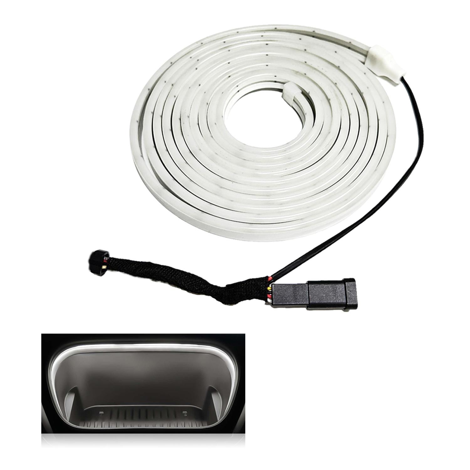 For Tesla Model 3/Y 2021 - 2024 Front Trunk LED Light Strip Ambient Lighting Waterproof Decorative Lamp White Light
For Tesla Model 3/Y 2021 - 2024 Front Trunk LED Light Strip Ambient Lighting Waterproof Decorative Lamp White Light