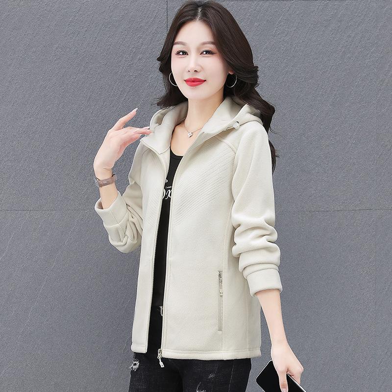 Высококачественный флисовый свитер, куртка женская осенне-зимняя короткая повседневная куртка на молнии из флиса с теплым верхом XXXL бежевый
Высококачественный флисовый свитер, куртка женская осенне-зимняя короткая повседневная куртка на молнии из флиса с теплым верхом XXXL бежевый