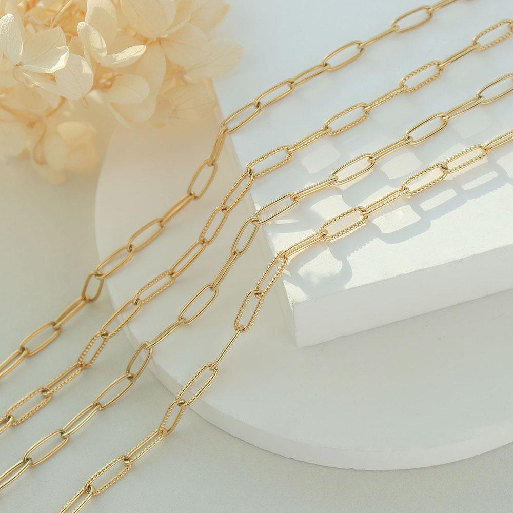 European and American Style 18K Titanium Steel Clavicle Choker Necklace - Simple Design, Textured Finish (P494-5)
European and American Style 18K Titanium Steel Clavicle Choker Necklace - Simple Design, Textured Finish (P494-5)