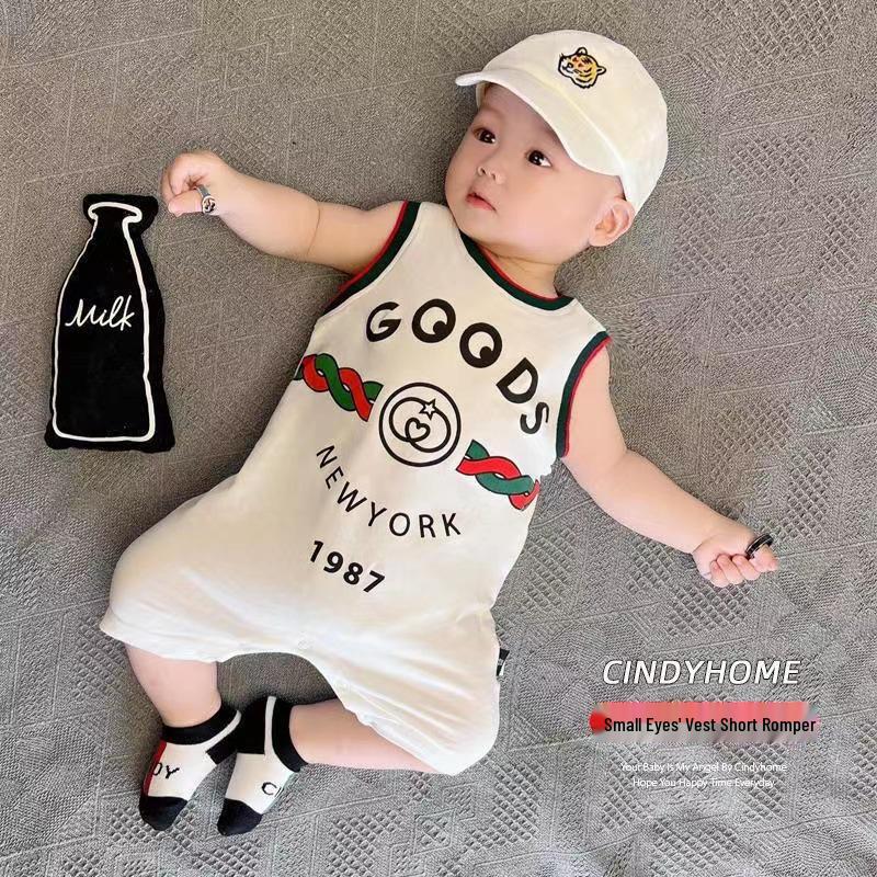 Unisex Summer Short Sleeve Baby Harem Romper - Wide Shoulder Trendy Outfit for Newborns 73cm
Unisex Summer Short Sleeve Baby Harem Romper - Wide Shoulder Trendy Outfit for Newborns 73cm